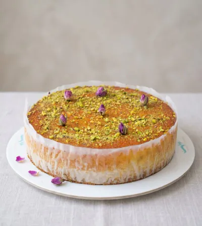 Basbosa With Cream